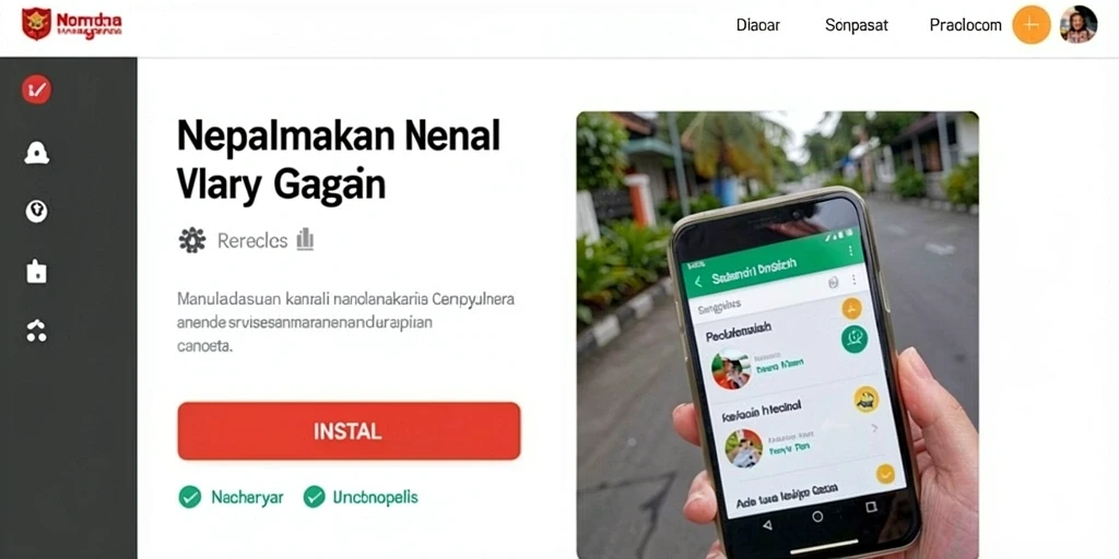 Tampilan antarmuka HALIMTOTO yang menarik dan mudah digunakan.