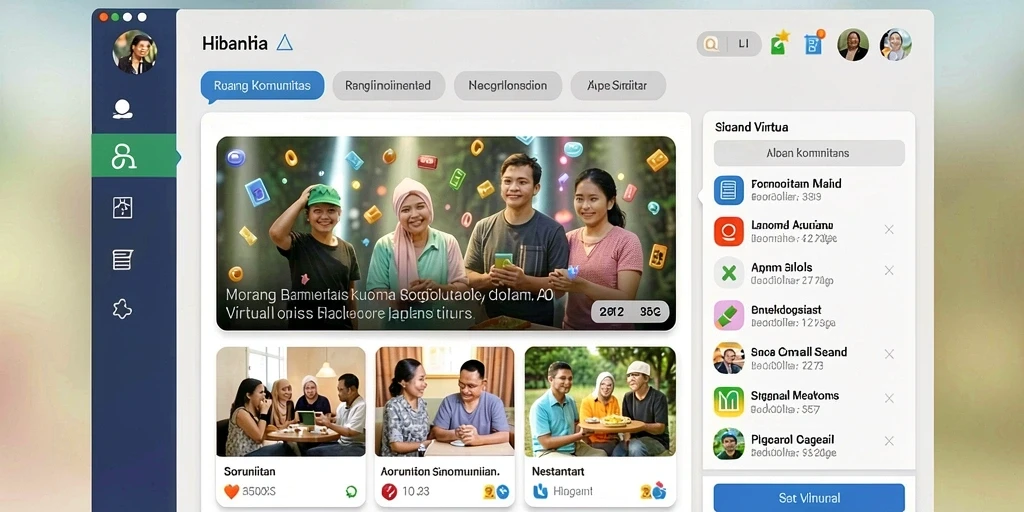 Tampilan awal yang menarik dan menarik untuk pemain.