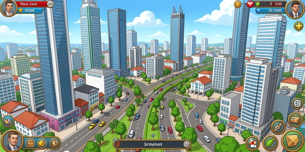 Tangkapan layar menampilkan pemandangan indah dunia RAJAZEUS.