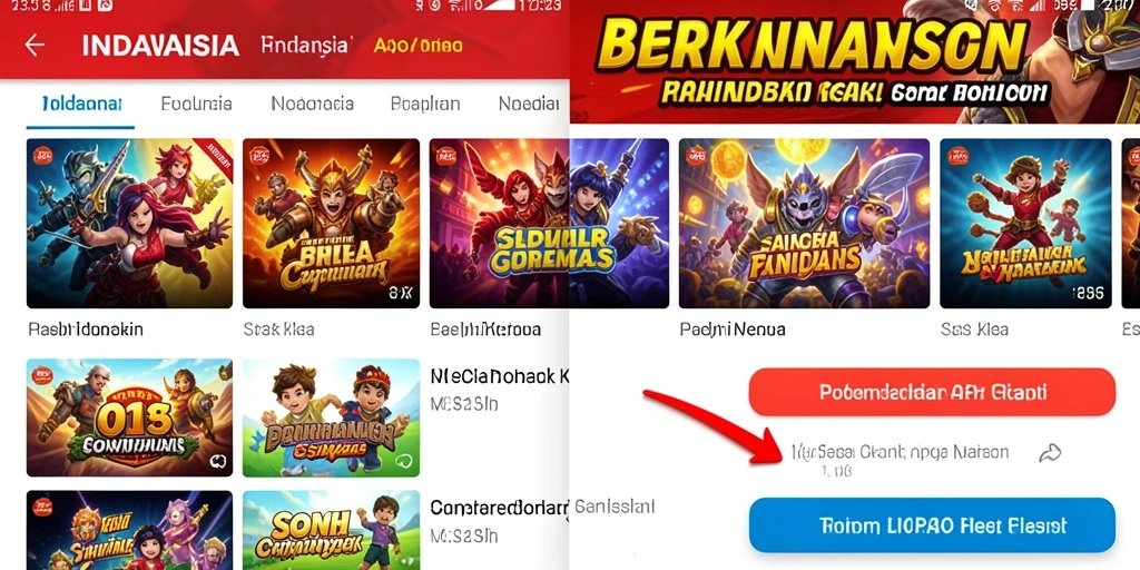 Screenshot menampilkan karakter utama dalam aksi seru.