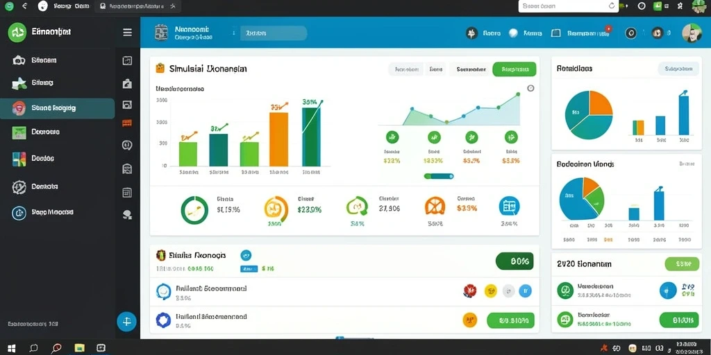 Tampilan antarmuka aplikasi yang user-friendly.